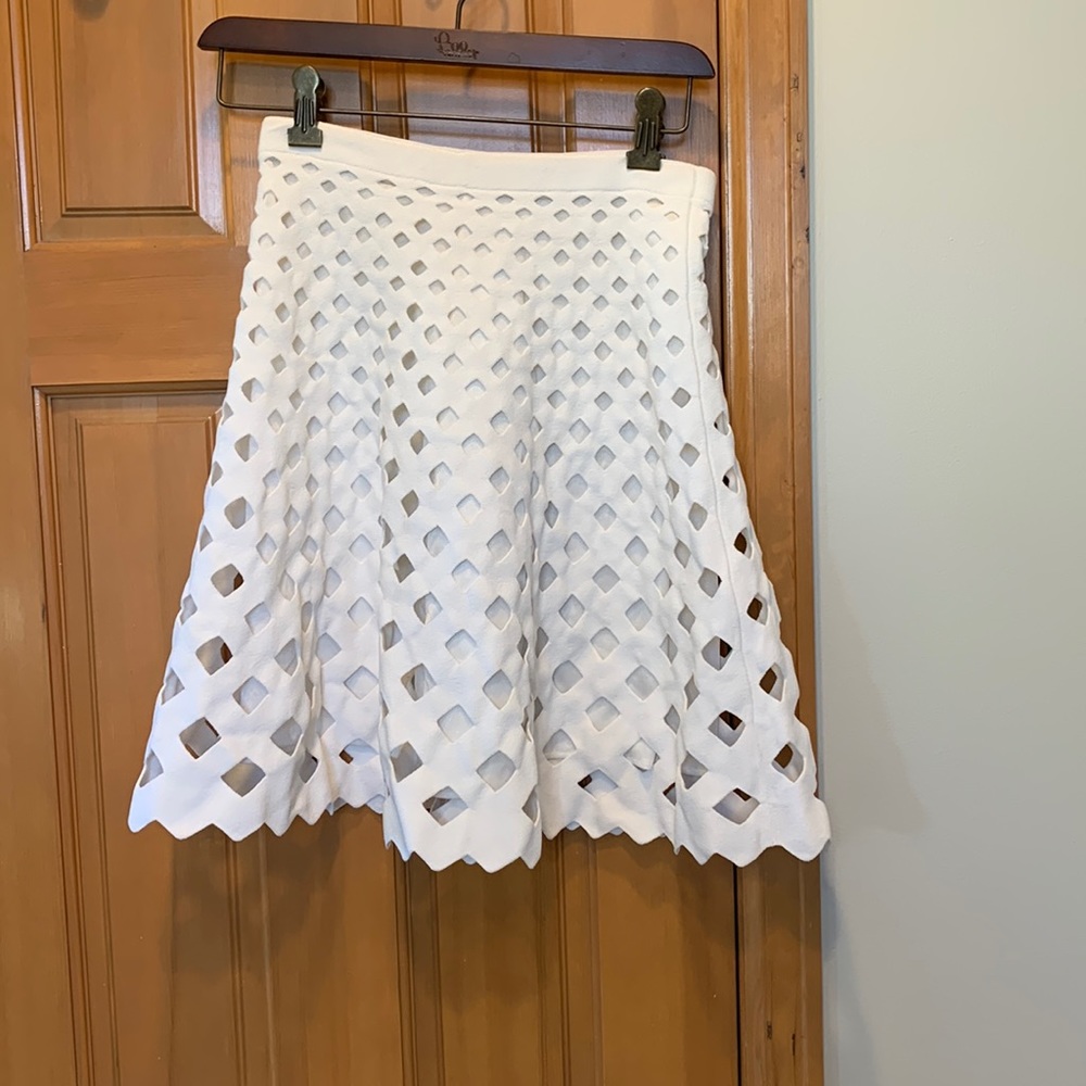 Eye-lit type skirt, stretch and flare